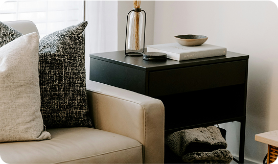 Fully furnished space feature